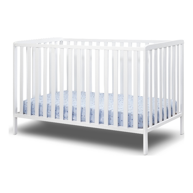Sorelle Furniture Adrian 3-in-1 Convertible Crib in White