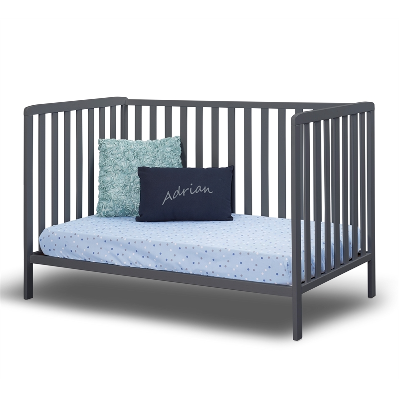 Sorelle Furniture Adrian 3-in-1 Convertible Crib in Midnight