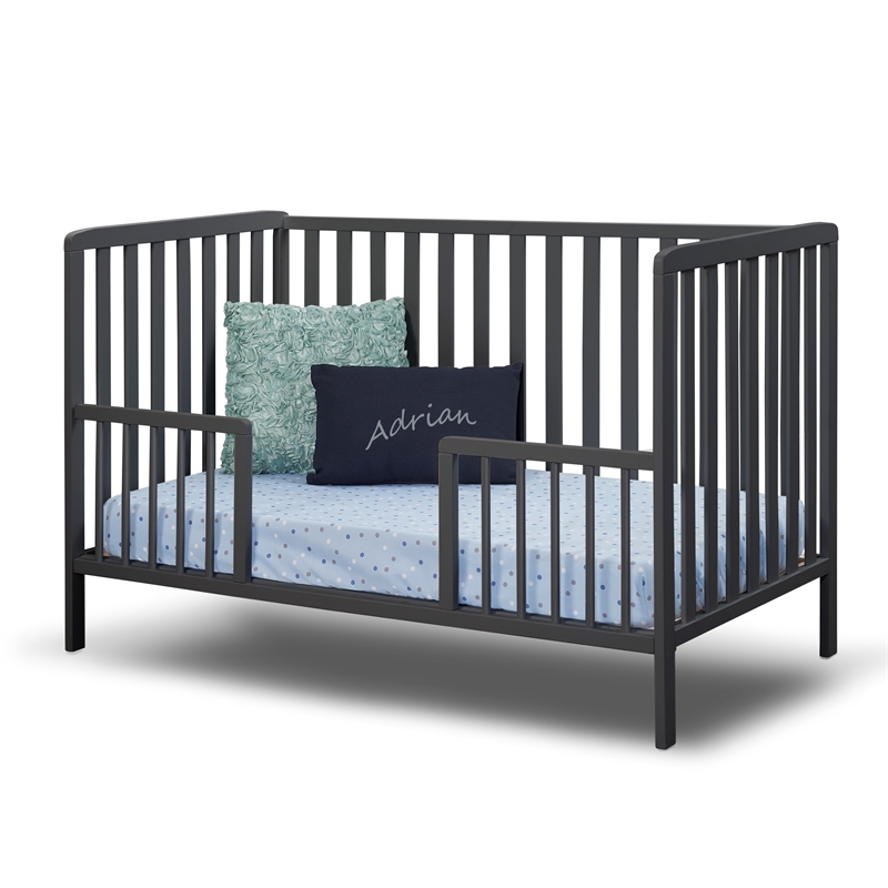 Sorelle Furniture Adrian 3-in-1 Convertible Crib in Midnight