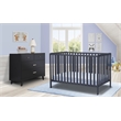 Sorelle Furniture Adrian 3-in-1 Convertible Crib in Midnight