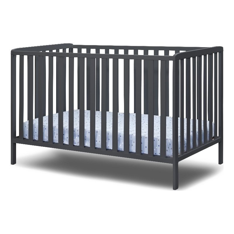 Sorelle Furniture Adrian 3-in-1 Convertible Crib in Midnight