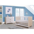 Sorelle Furniture Pannello 3-in-1 Crib in Nebbia and White