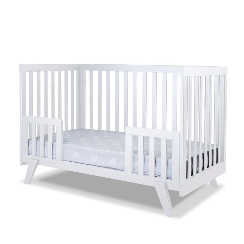 Sorelle Furniture Luce 2-in-1 Convertible Crib in White
