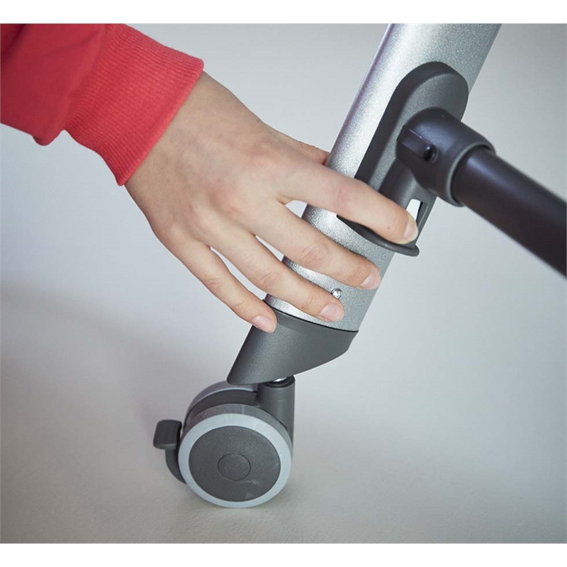 Sorelle Culla Adjustment Height Modern Stainless Steel Sempreconte in Gray