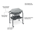 Sorelle Bagnetto Cambio Stainless Steel Baby Bath with Bottle Tray in Gray