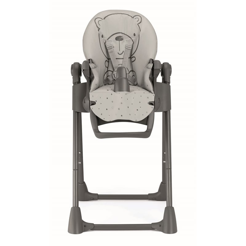 Sorelle Seggiolone Adjustable Footrest Stainless Steel Pappananna in Gray