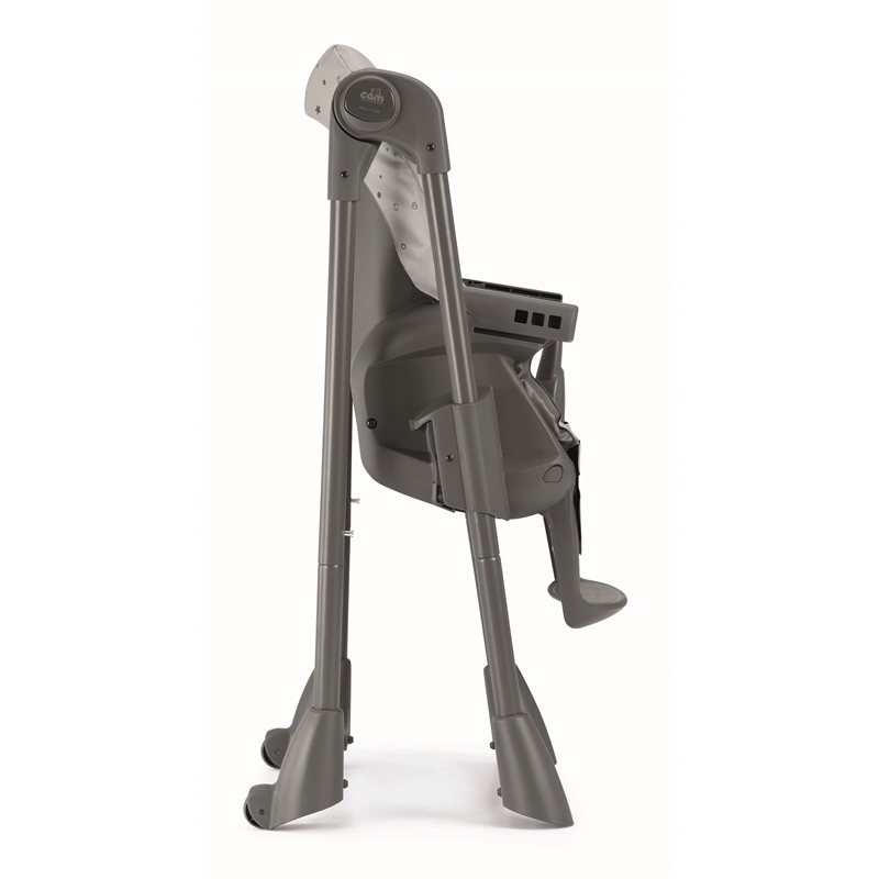 Sorelle Seggiolone Adjustable Footrest Stainless Steel Pappananna in Gray