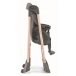 Sorelle Seggiolone Adjustable Footrest Stainless Steel Pappananna in Rose Gold