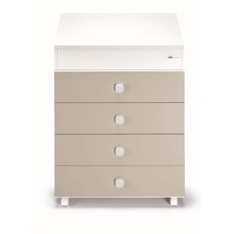 Sorelle Cassettiera Asia 4-Drawer Modern Wood Baby Bath in Multi-Color