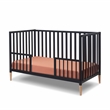 Sorelle Mia 3-in-1 Convertible Crib in Midnight & Natural Wood