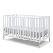 Sorelle Mia 3-in-1 Convertible Crib in White & Natural Wood