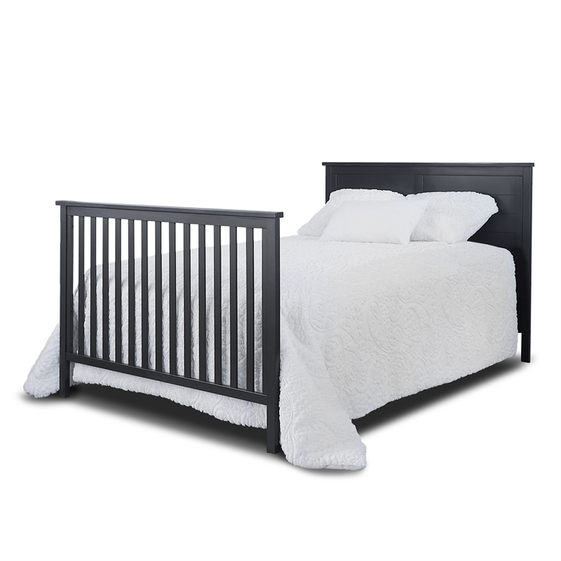 Sorelle Ashley 4-in-1 Convertible Crib in Midnight