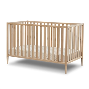 Sorelle Furniture Happy 3-in-1 Convertible Crib in Natural Wood