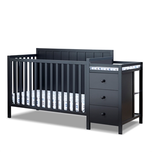 Sorelle Furniture Essex Crib & Changer in Midnight