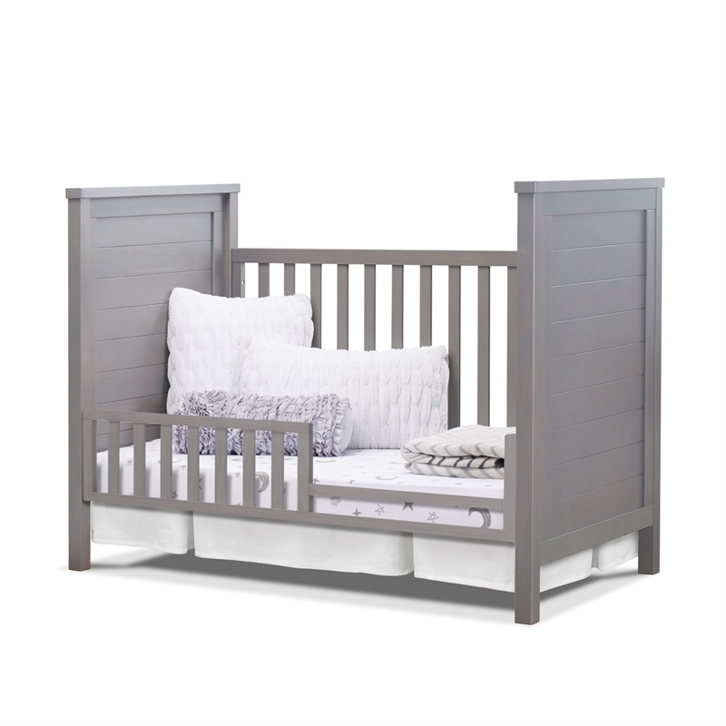 Sorelle Farmhouse Classic Crib in Weathered Gray