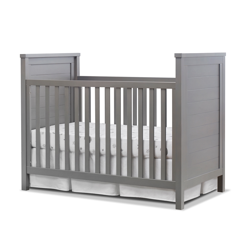 Sorelle Farmhouse Classic Crib in Weathered Gray