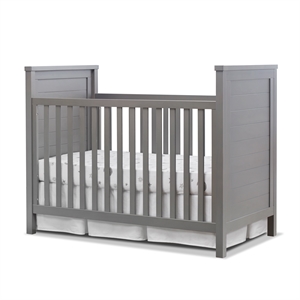 Sorelle Farmhouse Classic Crib in Weathered Gray