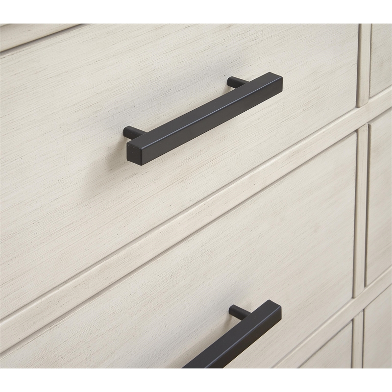 Sorelle Furniture Westley Double Dresser in Brushed Ivory