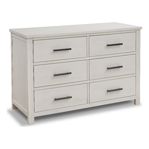 Sorelle Furniture Westley Double Dresser in Brushed Ivory