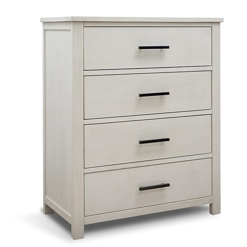 Sorelle Furniture Westley 4 Drawer Dresser in Brushed Ivory