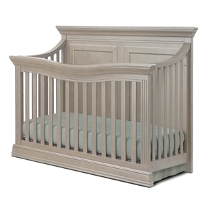 Sorelle Furniture Providence Flat Top 4-in-1 Convertible Crib in Heritage Fog