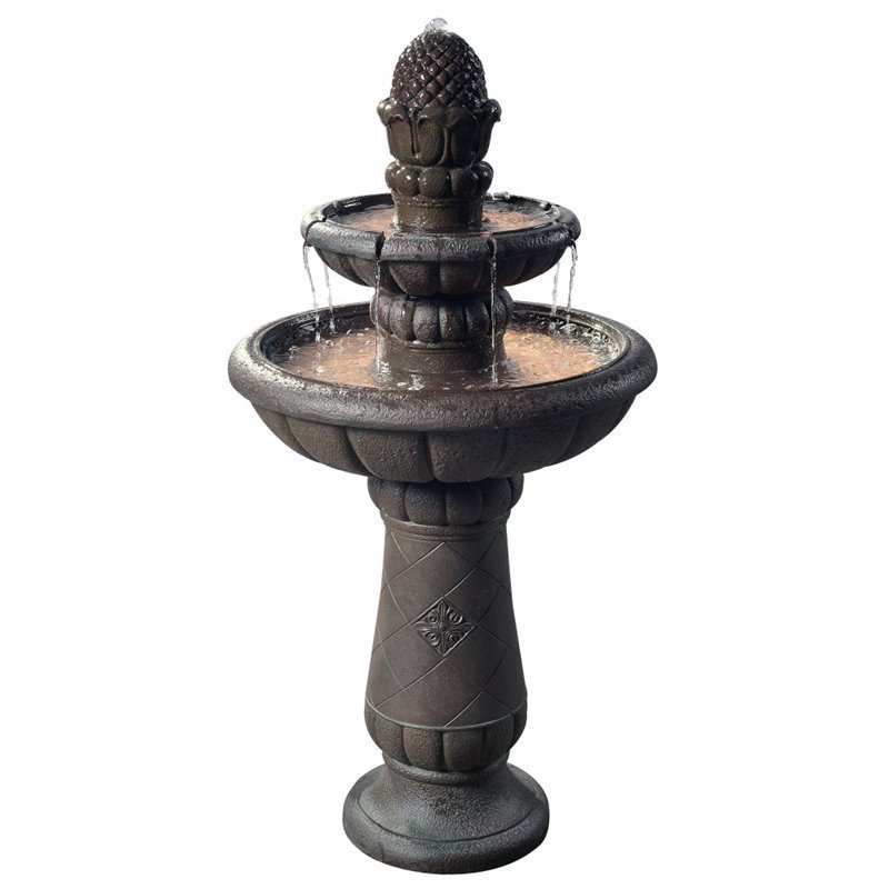 Jeco Pots Water Fountain with Led Light FCL037 Cymax Stores