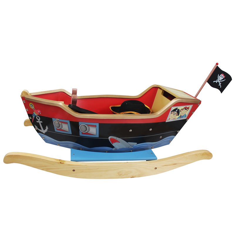 Teamson Kids Pirate Ship Ride On Toy - TD-0066A