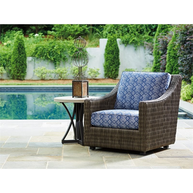 Tommy Bahama Cypress Point Ocean Terrace Patio Chair In Navy 01 3900 11 40