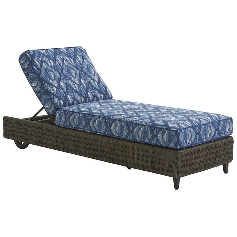 Tommy Bahama Cypress Point Ocean Terrace Patio Chaise Lounge In Blue ...