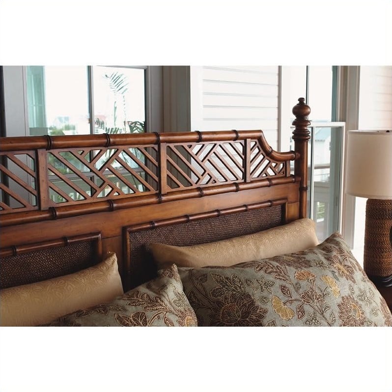 Tommy Bahama Home Island Estate West Indies Poster Canopy Bed In Plantation Finish