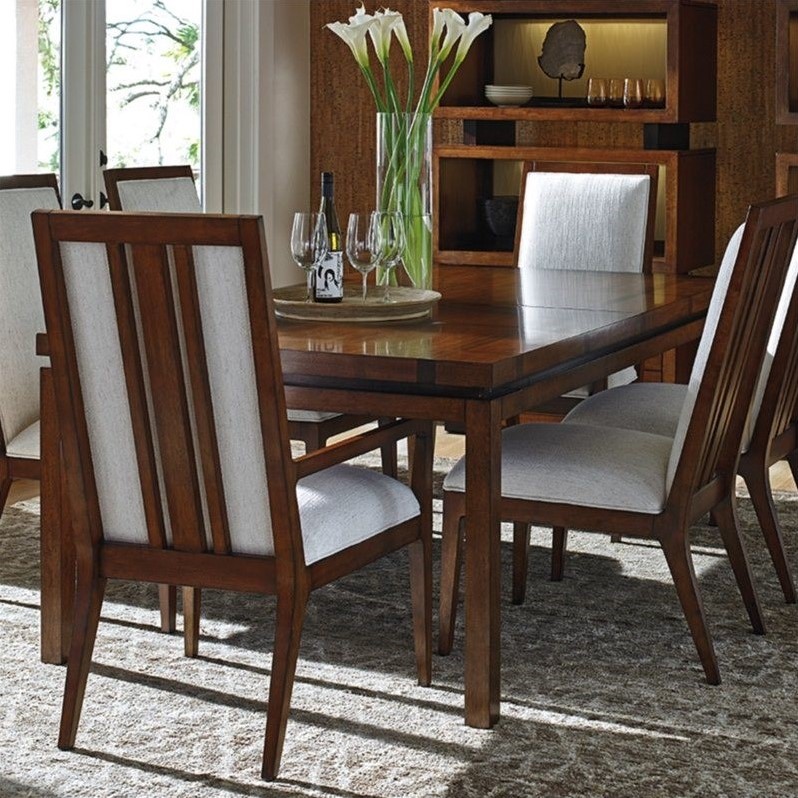 Tommy Bahama Island Fusion Marquesa, Hickory Chair Ingold Dining Table