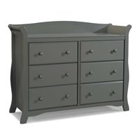 storkcraft avalon 6 drawer universal dresser