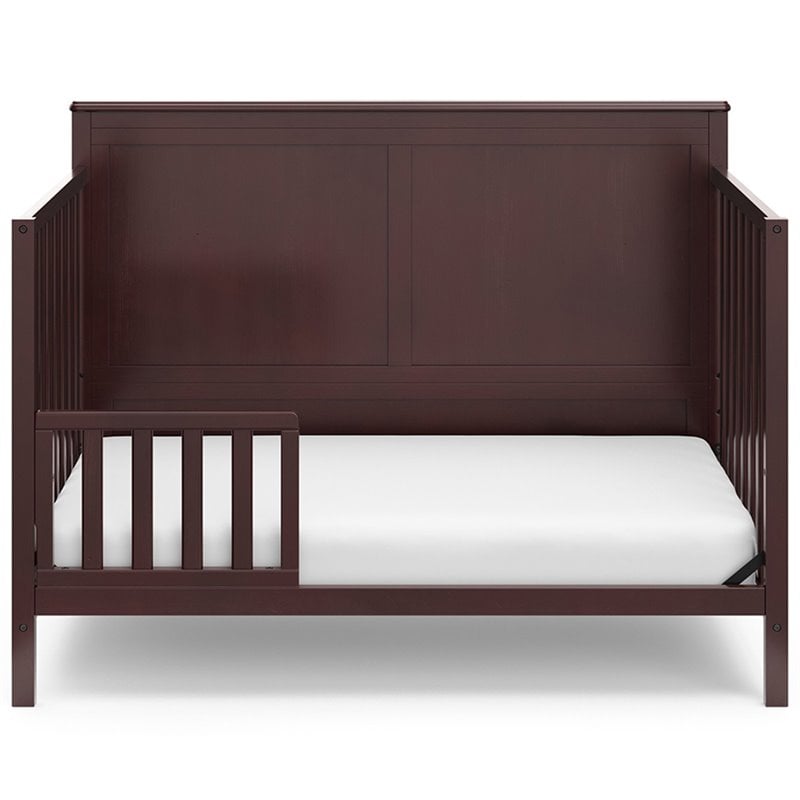 Storkcraft Alpine 4 in 1 Convertible Crib in Espresso