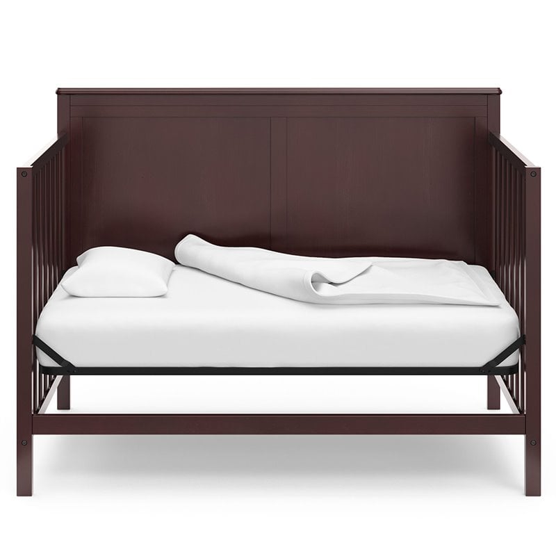 Storkcraft Alpine 4 in 1 Convertible Crib in Espresso