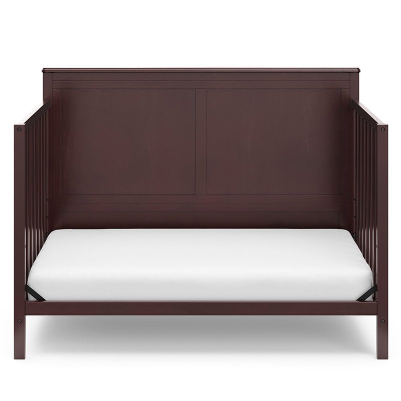 Storkcraft Alpine 4 in 1 Convertible Crib in Espresso