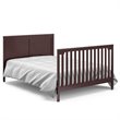Storkcraft Alpine 4 in 1 Convertible Crib in Espresso