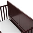Storkcraft Alpine 4 in 1 Convertible Crib in Espresso