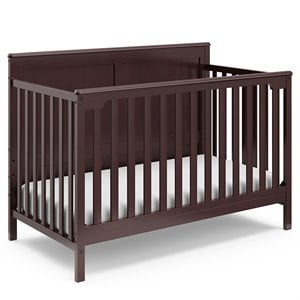 Storkcraft Alpine 4 in 1 Convertible Crib in Espresso