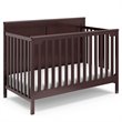 Storkcraft Alpine 4 in 1 Convertible Crib in Espresso