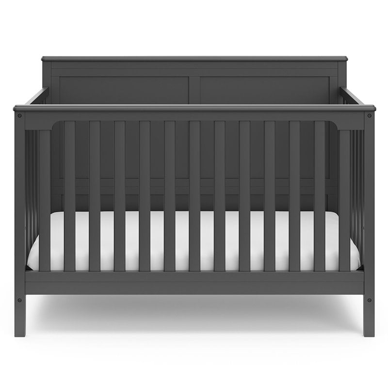 Storkcraft Alpine 4 in 1 Convertible Crib in Gray