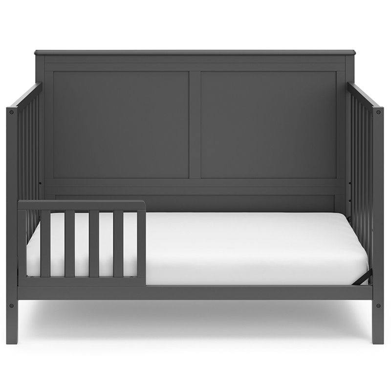 Storkcraft Alpine 4 in 1 Convertible Crib in Gray