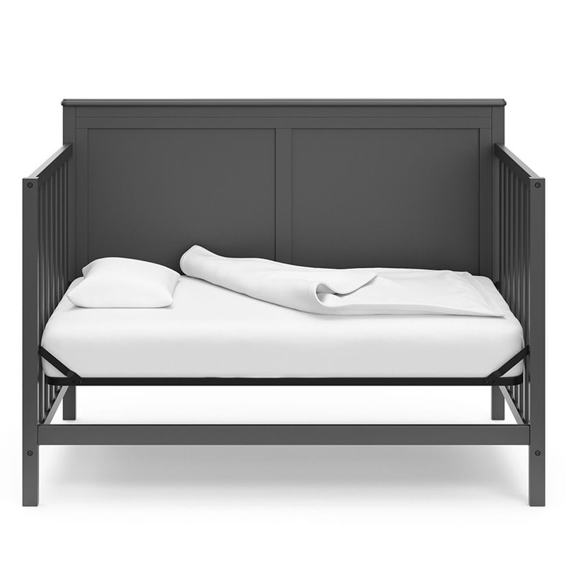 Storkcraft Alpine 4 in 1 Convertible Crib in Gray