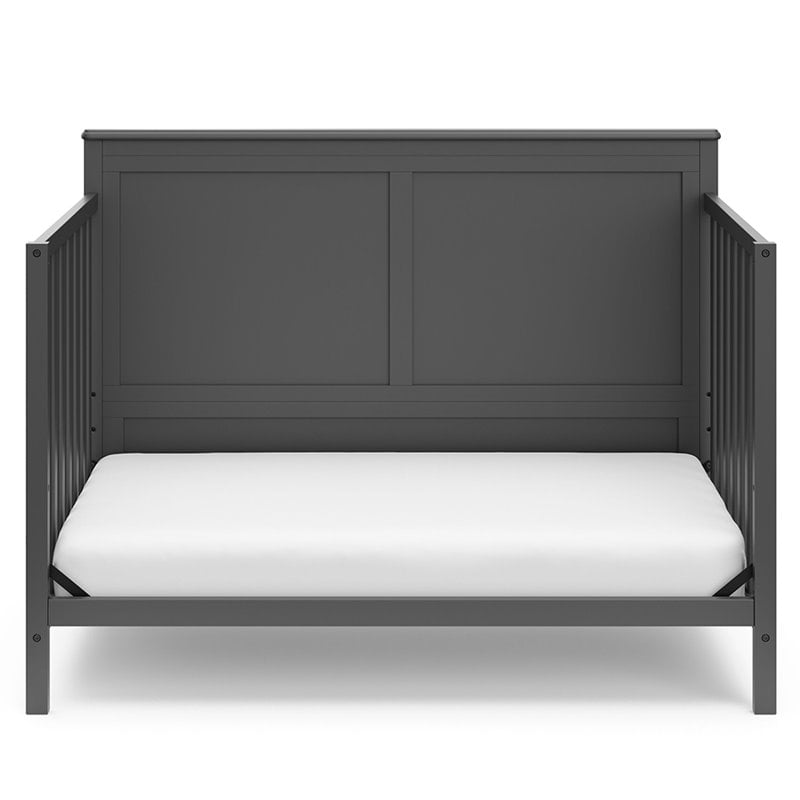 Storkcraft Alpine 4 in 1 Convertible Crib in Gray