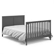 Storkcraft Alpine 4 in 1 Convertible Crib in Gray