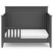 Storkcraft Solstice 4 in 1 Convertible Crib in Gray