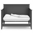 Storkcraft Solstice 4 in 1 Convertible Crib in Gray