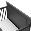 Storkcraft Solstice 4 in 1 Convertible Crib in Gray