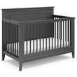 Storkcraft Solstice 4 in 1 Convertible Crib in Gray