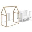 Storkcraft Orchard 5 in 1 Canopy Convertible Crib in Driftwood