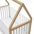 Storkcraft Orchard 5 in 1 Canopy Convertible Crib in Driftwood